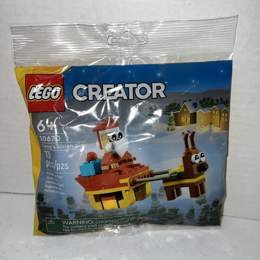 LEGO Creator‎ - Santa's Sleigh Ride Holiday Christmas 73 pcs - # 30670